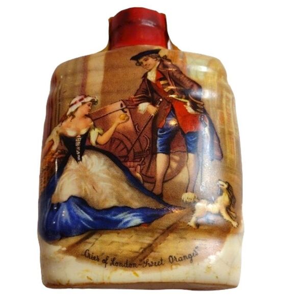 Three Small Ceramic Flasks Sealed Vintage - Picture 9 of 11